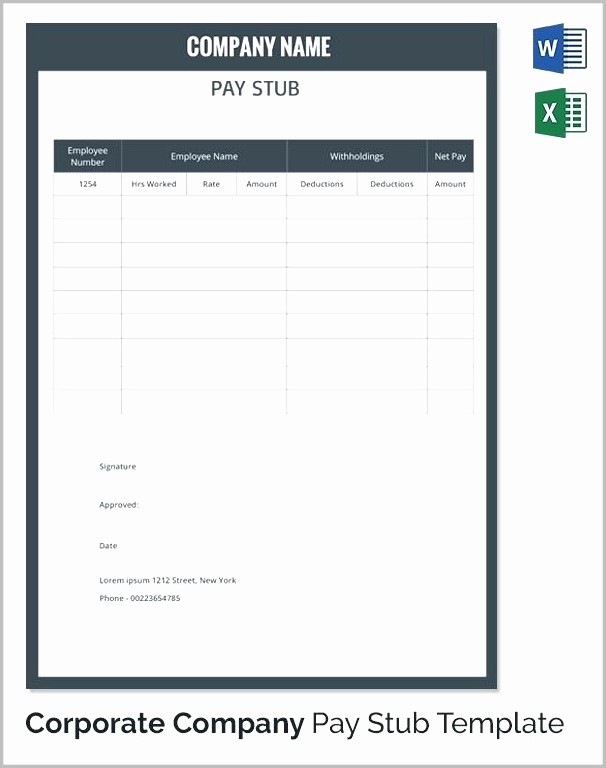 1099 Pay Stub Template Pdf 1099 Pay Stub Template Pdf
