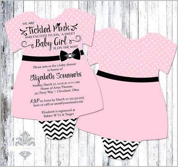 Baby Shower Dress Invitation Template Baby Shower Dress Invitation Template