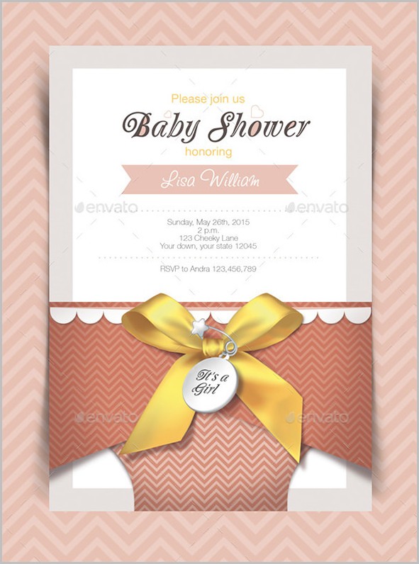 Baby Shower Invitation Card Template Free Download Baby Shower Invitation Card Template Free Download