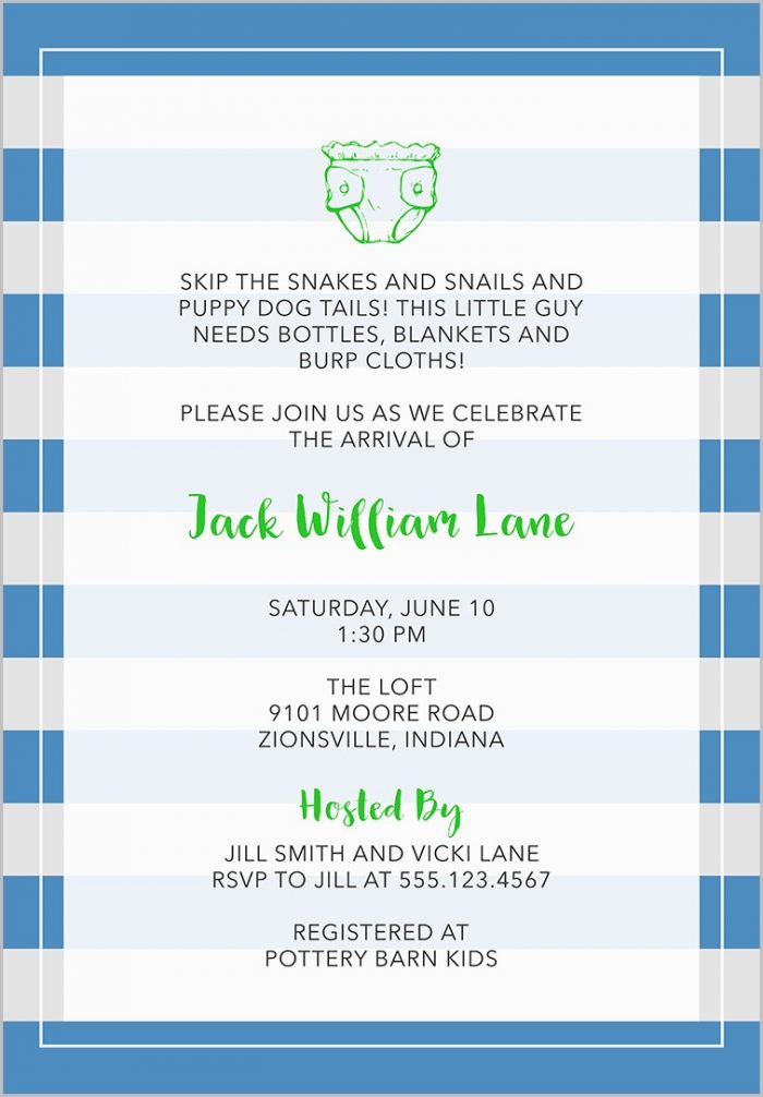 Baby Shower Invitation Samples Boy Baby Shower Invitation Samples Boy