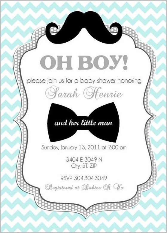 Baby Shower Invitation Template Boy Baby Shower Invitation Template Boy
