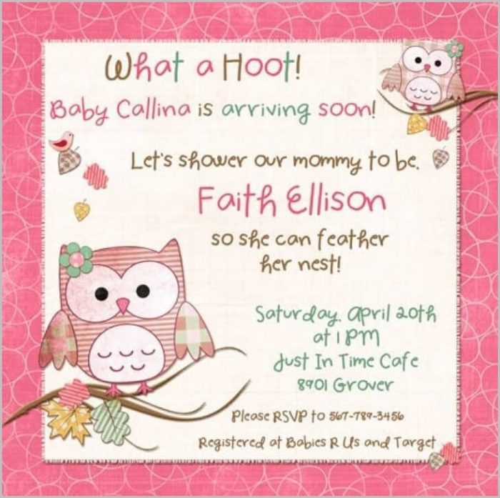 Baby Shower Invitation Template For Word Baby Shower Invitation Template For Word