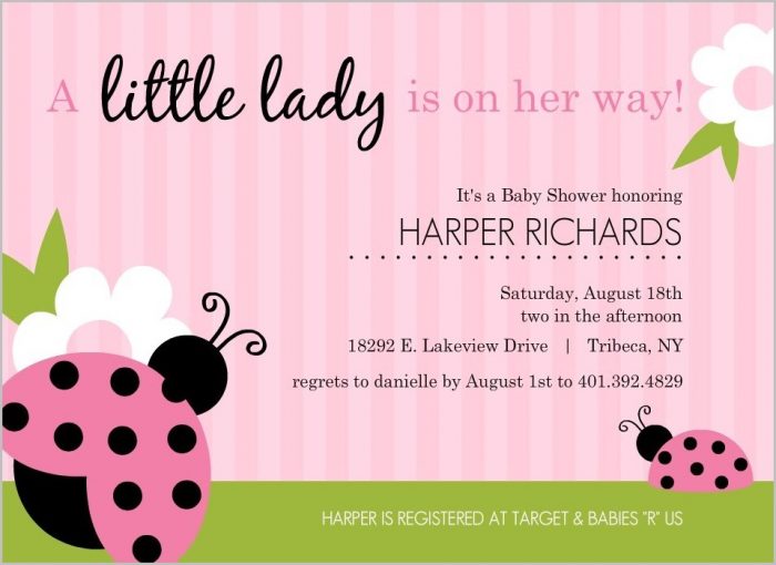 Baby Shower Invitation Template Girl Baby Shower Invitation Template Girl