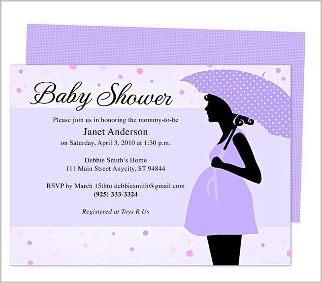 Baby Shower Invitation Templates To Email Baby Shower Invitation Templates To Email