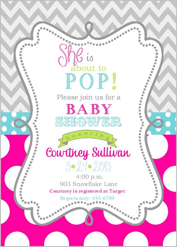 Baby Shower Invitation Templates With Photo Baby Shower Invitation Templates With Photo