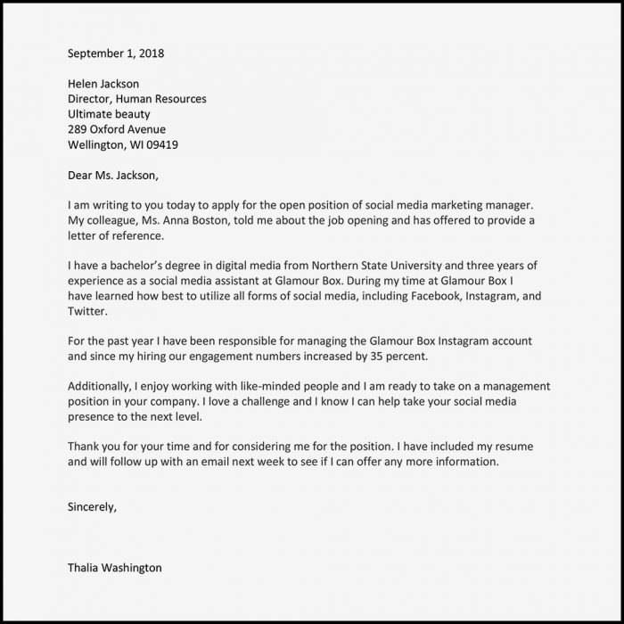 Basic Resume Cover Letter Template Basic Resume Cover Letter Template