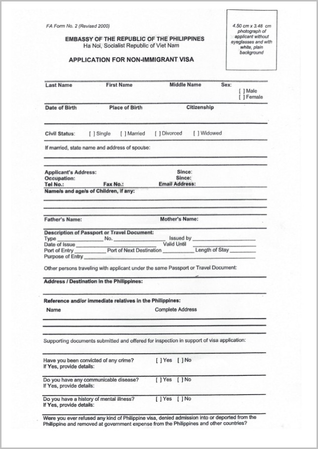 Chinese Visa Application Form Indonesia Chinese Visa Application Form Indonesia