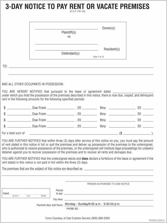 Eviction Notice Template Word Document Eviction Notice Template Word Document