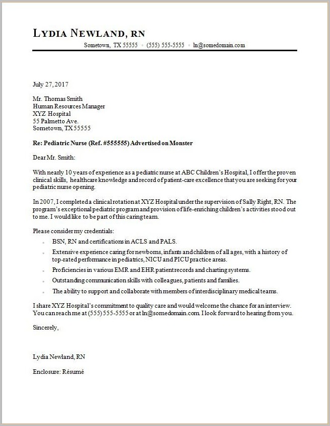 Examples Of Cover Letters For Resumes Nursing Examples Of Cover Letters For Resumes Nursing
