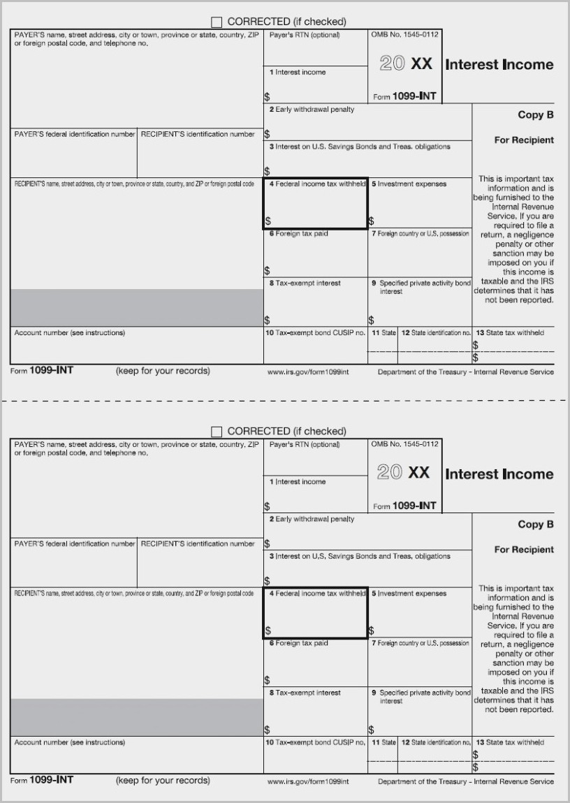 Form 1099 Misc 2016 Pdf Fillable Form Resume Examples