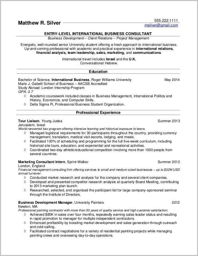 Free Basic Resume Templates For Word Free Basic Resume Templates For Word