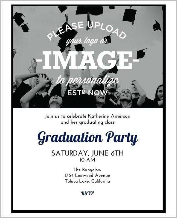 Free College Graduation Invitation Templates For Word Free College Graduation Invitation Templates For Word