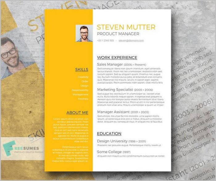 Free Creative Resume Templates Download Word Free Creative Resume Templates Download Word