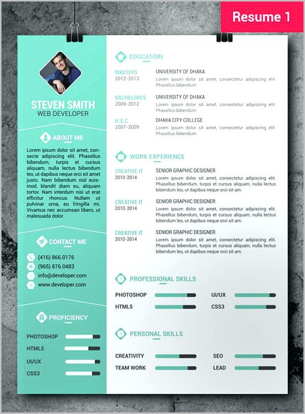 Free Creative Resume Templates In Word Format Free Creative Resume Templates In Word Format