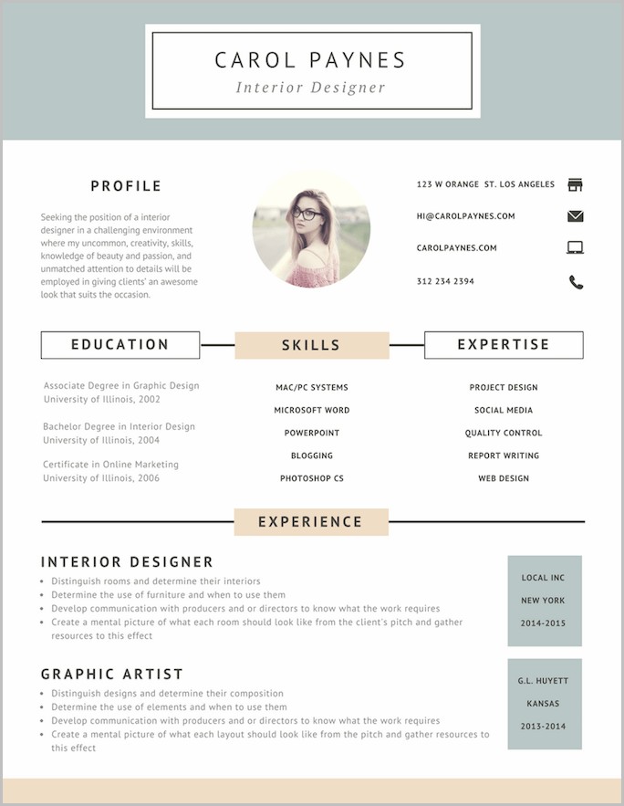 Free Creative Resume Templates Online Free Creative Resume Templates Online