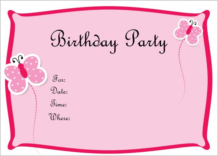 Free Invitation Templates For Birthday Free Invitation Templates For Birthday
