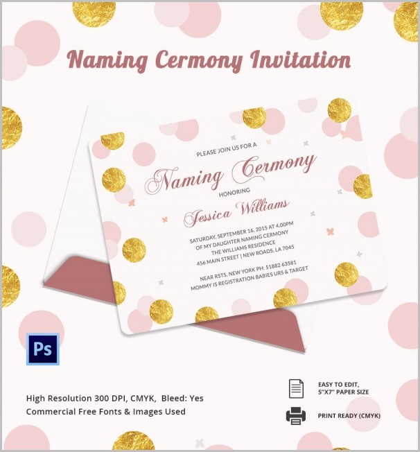 Free Invitation Templates For Naming Ceremony Free Invitation Templates For Naming Ceremony