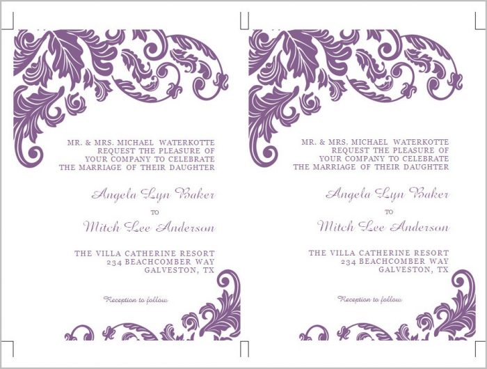 Free Invitation Templates Microsoft Word Free Invitation Templates Microsoft Word