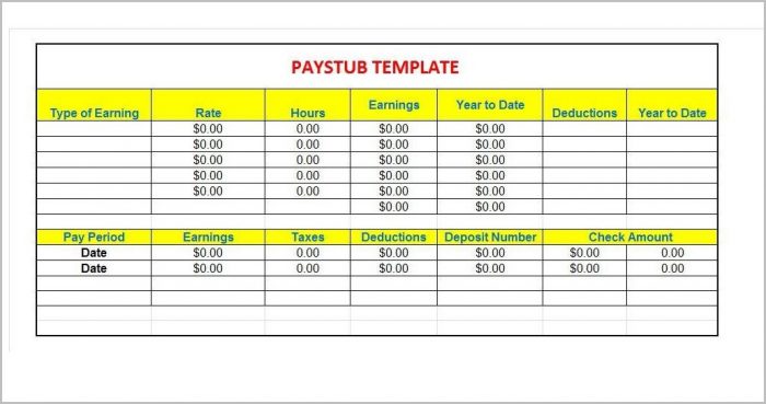 Free Pay Stub Template For 1099 Employee Free Pay Stub Template For 1099 Employee