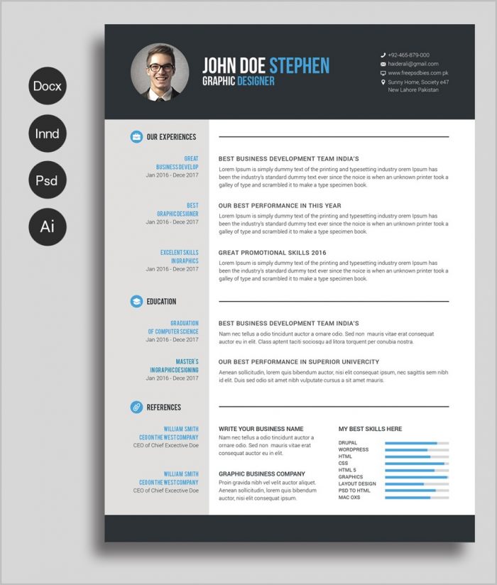 Free Resume Templates In Word Free Resume Templates In Word