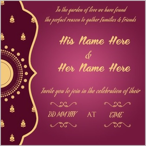 Free Wedding Invitation Templates Indian Free Wedding Invitation Templates Indian