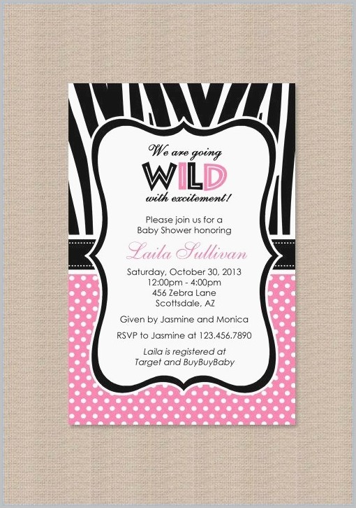 Free Zebra Invitation Templates Free Zebra Invitation Templates