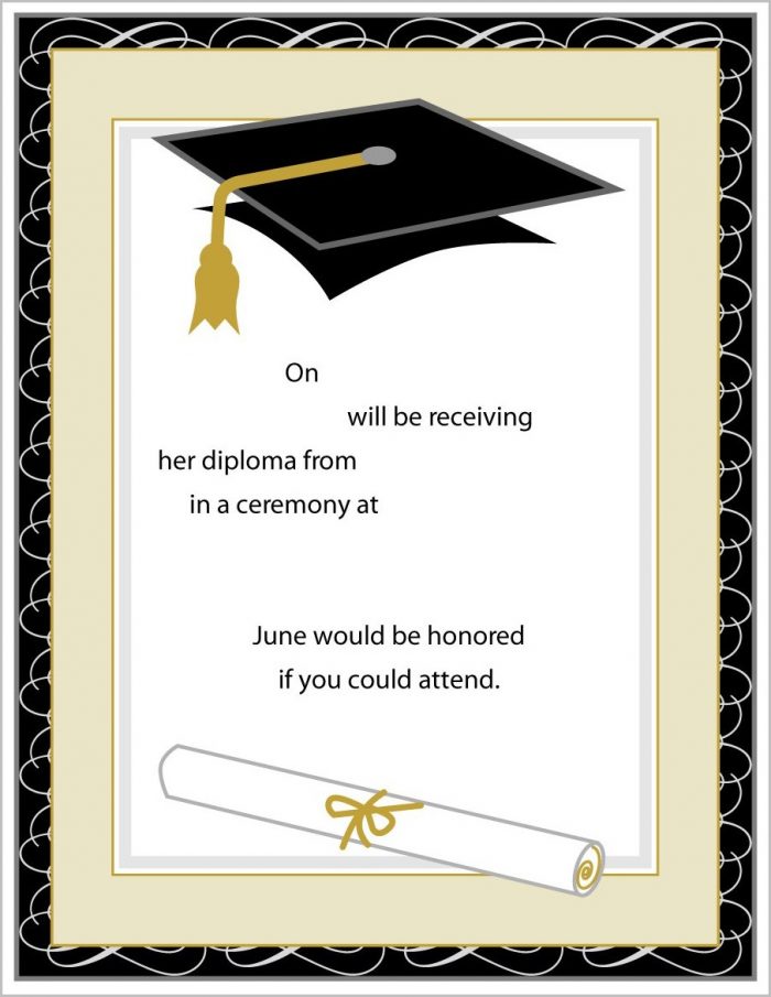 Graduation Invitation Templates Graduation Invitation Templates