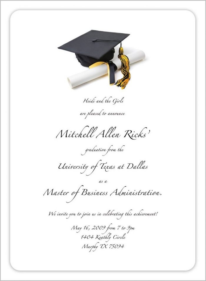 Graduation Invitation Templates Free Graduation Invitation Templates Free
