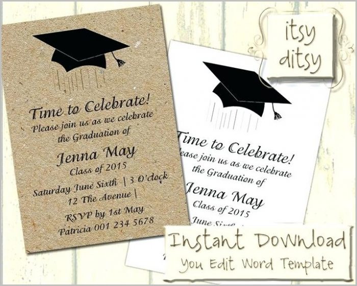 Graduation Party Invitation Templates Microsoft Word Graduation Party Invitation Templates Microsoft Word