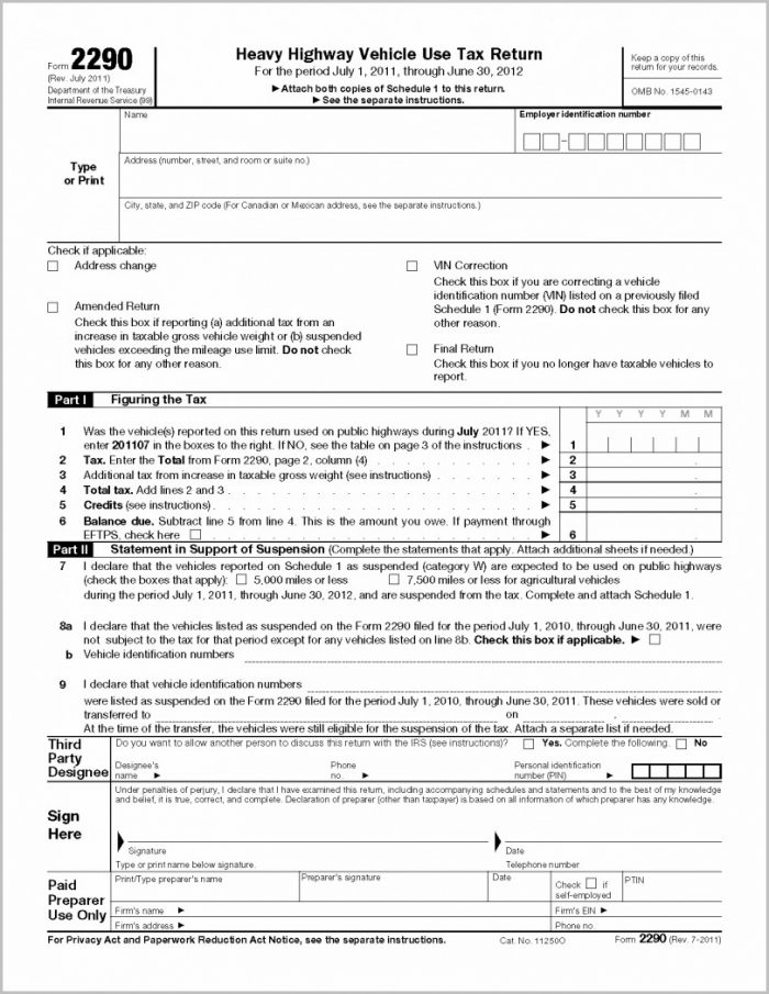 Irs Form 2290 Due Date 2018 Irs Form 2290 Due Date 2018