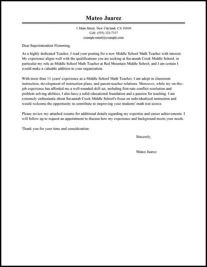 Job Resume Cover Letter Template Job Resume Cover Letter Template