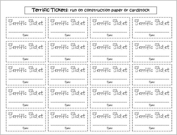 Lottery Raffle Ticket Template Lottery Raffle Ticket Template