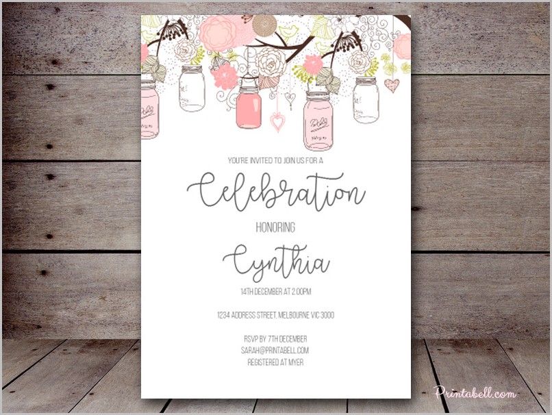 Mason Jar Baby Shower Invitation Template Templates 1 Resume Examples Mason Jar Baby Shower Invitation Template