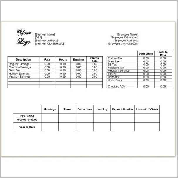 Pay Stub Template Ontario Excel Templates-1 : Resume Examples Pay Stub Template Ontario Excel Templates-1 : Resume Examples