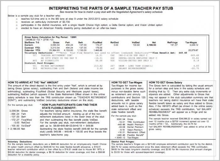 Paycheck Stub Template In Microsoft Word Paycheck Stub Template In Microsoft Word