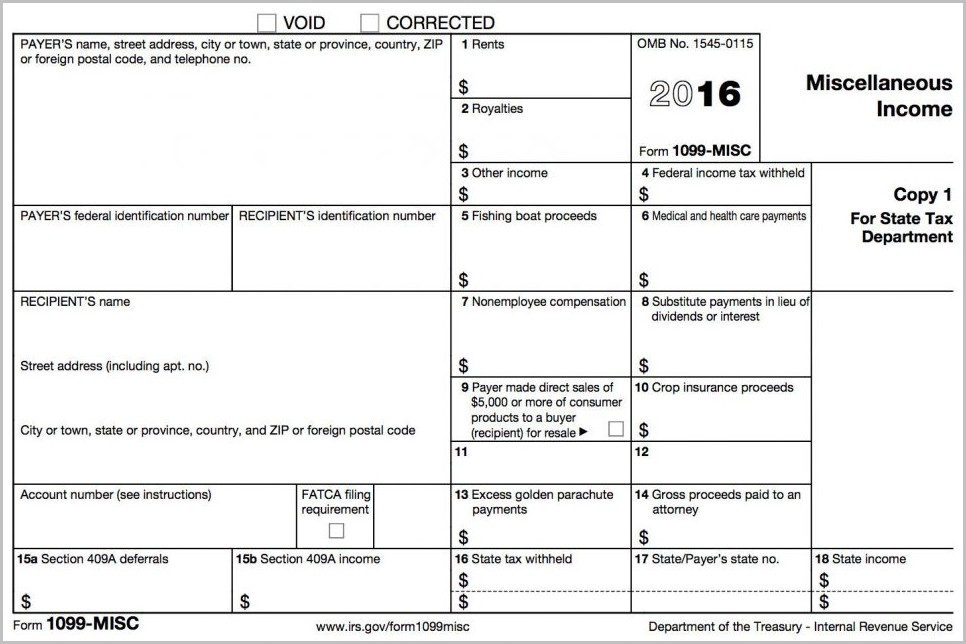 Printable 1099 Form Download Form Resume Examples