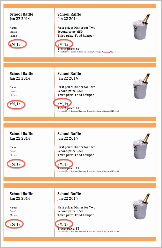 Raffle Ticket Template Mac Raffle Ticket Template Mac