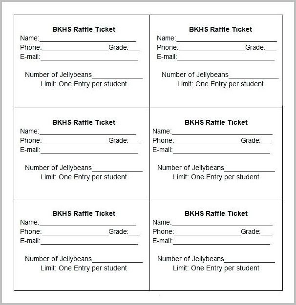 <strong>Avery Raffle Ticket</strong> Template 8 Per Sheet - modecia.com Avery raffle ticket templates free