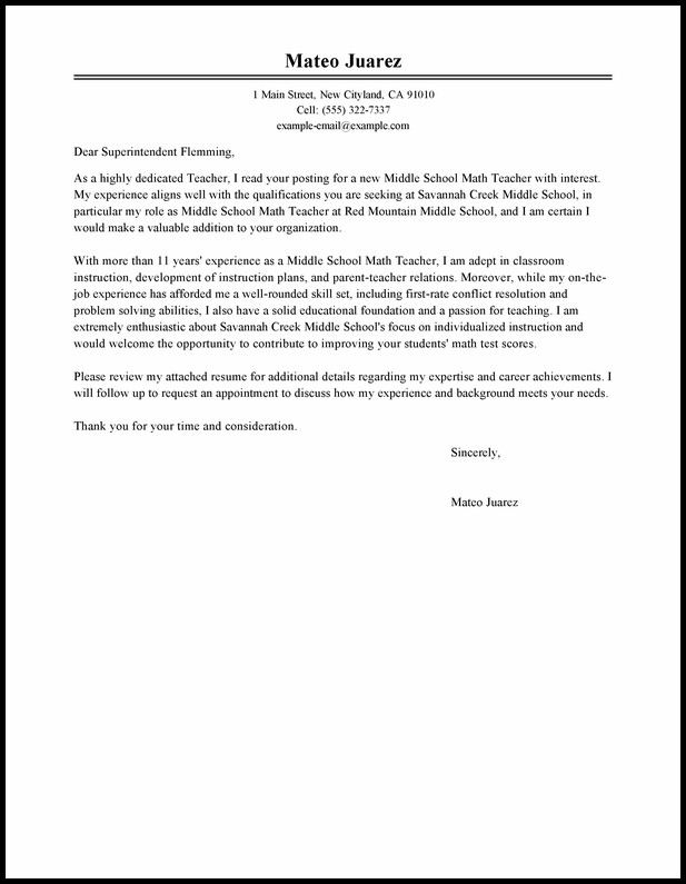 Resume Cover Letter Template For Teachers Resume Cover Letter Template For Teachers