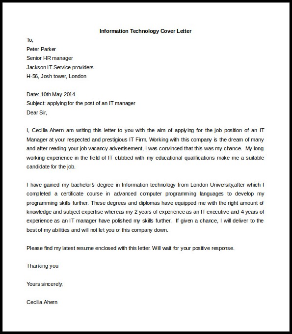 Resume Cover Letter Template For Word Resume Cover Letter Template For Word