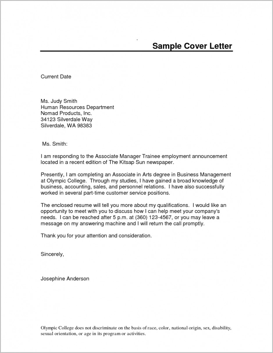 Sample Cover Letter For Job Application Doc Sample Cover Letter