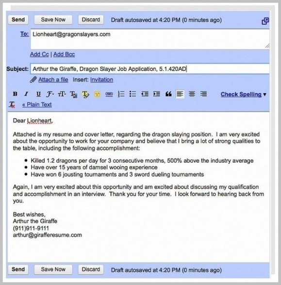 Sample Of Cover Letter For Resume Via Email Sample Of Cover Letter For Resume Via Email