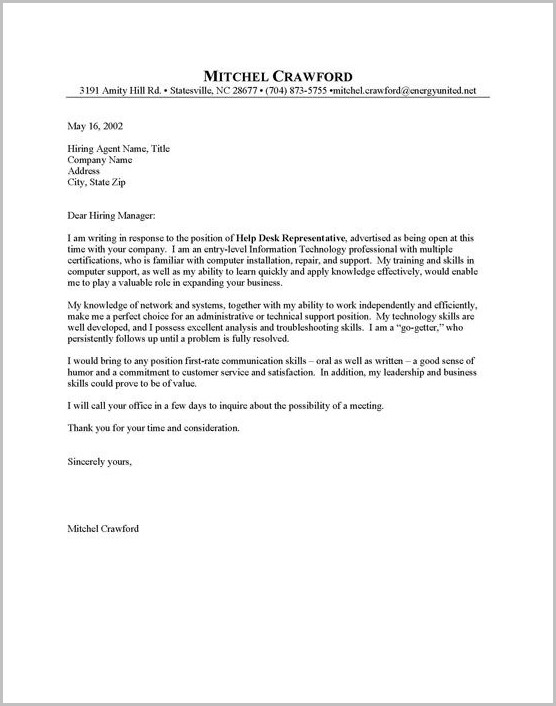 Sample Resume Cover Letter For Entry Level Position Sample Resume Cover Letter For Entry Level Position
