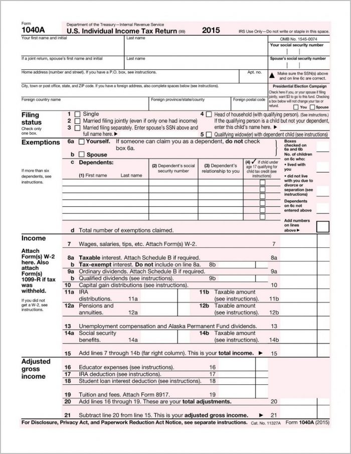 1040ez Tax Form Mailing Address 1040ez Tax Form Mailing Address