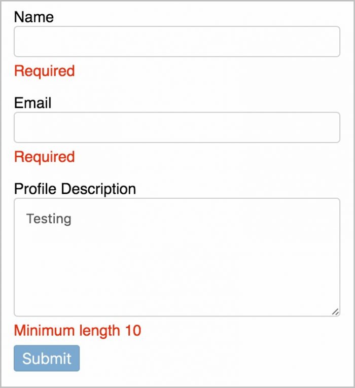 Angular Form Builder Demo Angular Form Builder Demo