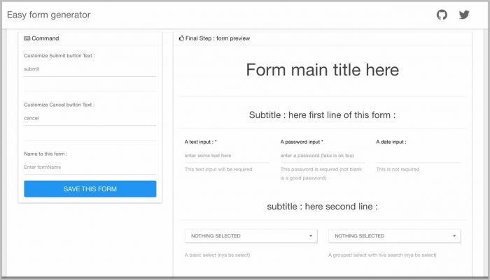 Angular Form Builder Example Angular Form Builder Example