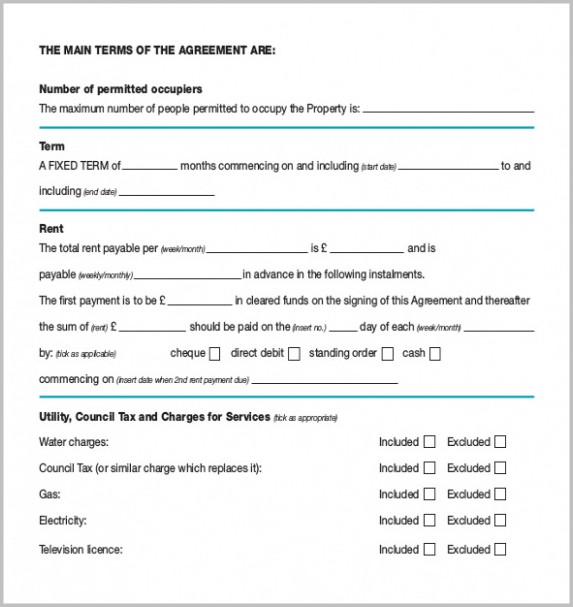 Assured Shorthold Tenancy Agreement Template Word Free Assured Shorthold Tenancy Agreement Template Word Free