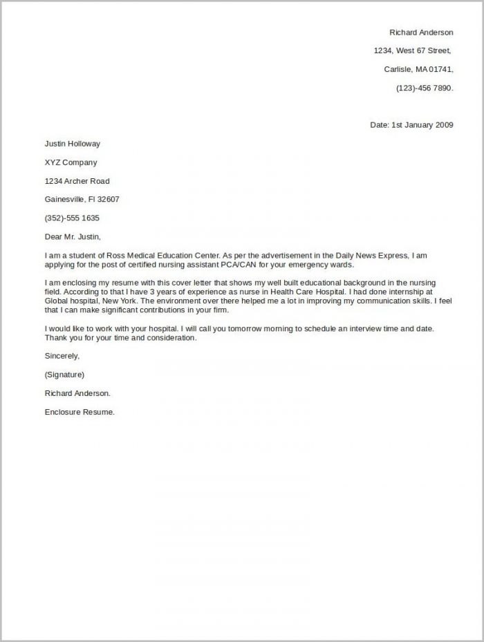 Basic Cover Letter Template For A Resume Basic Cover Letter Template For A Resume