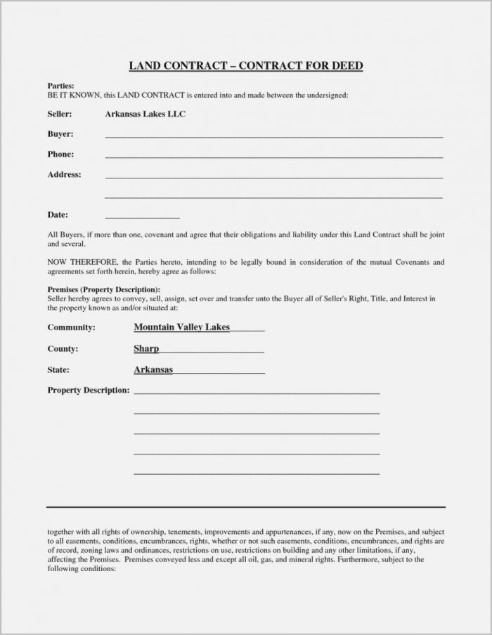 Blank Land Contract Form Michigan Free Blank Land Contract Form Michigan Free