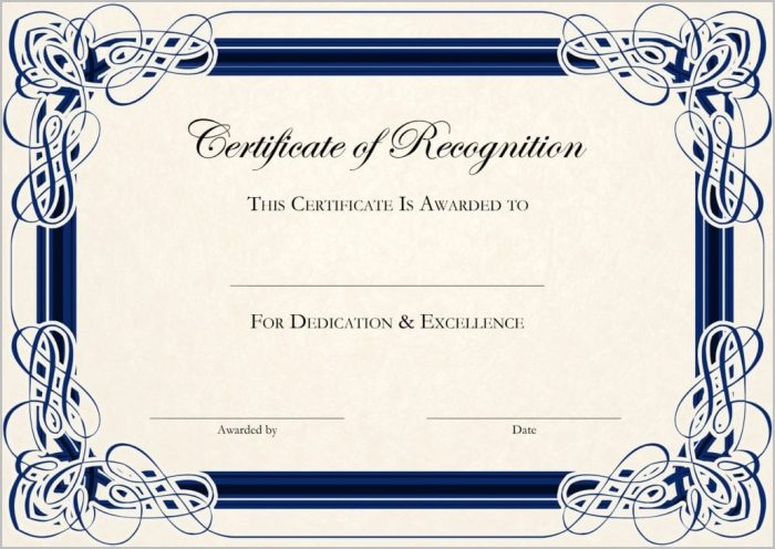 Certificate Of Appreciation Template Download Certificate Of Appreciation Template Download